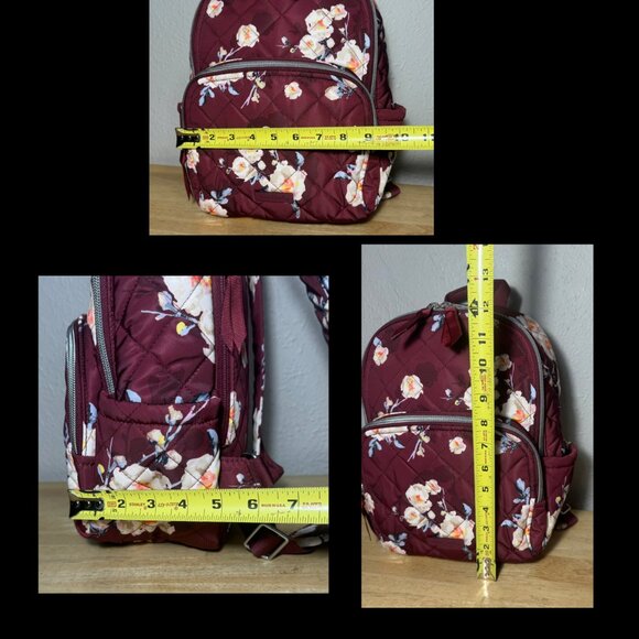 Vera Bradley Small Backpack in Performance Twill Blooms and Branches NWT main image 4